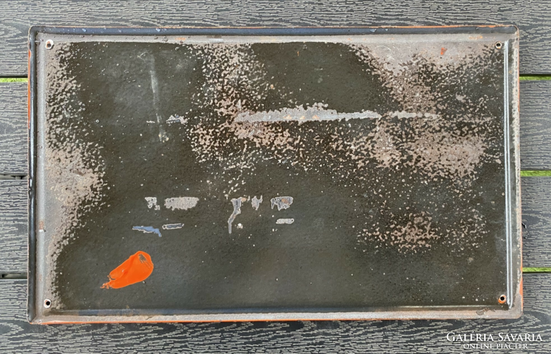 "D" tűzveszélyes üzem (50 cm x 30 cm) - zománctábla (zománc tábla)