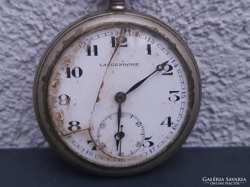 Langendorf pocket watch works