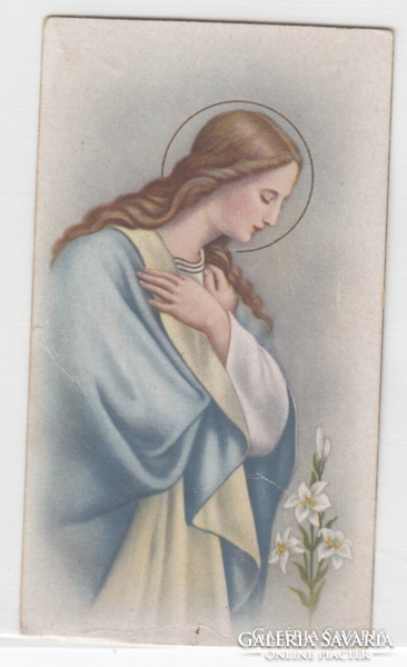 Saint image - prayer image, old antique