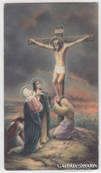 Saint image - prayer image, old antique