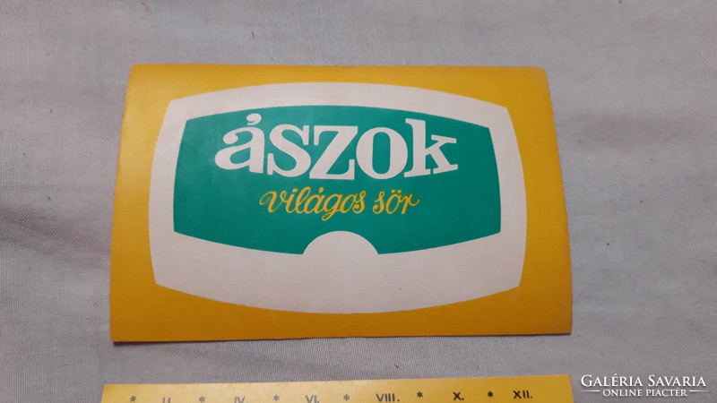 Misprinted 1984-85 Sopron aces beer labels in original condition !!!