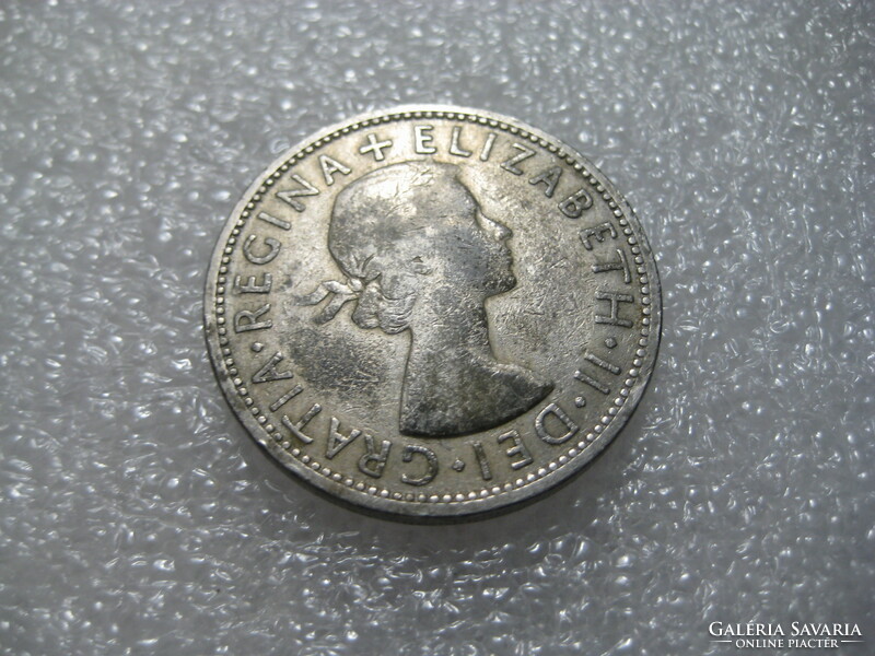 Two shillings, 1954 two shillings 28 mm