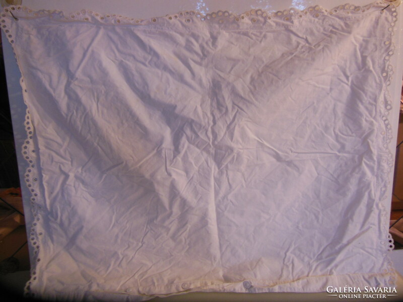Handmade - pillow - 75 x 60 cm - cotton canvas - old - Austrian - flawless
