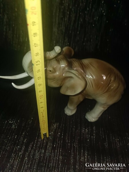 Royal dux porcelain elephant