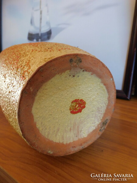 Ceramic vase from Pesthidegkút - 36.5 Cm - cizmadia margit