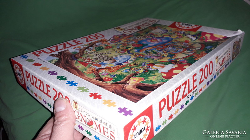 Retro EDUCA  - Puzzle Gnomes 200 darabos a képek szerint