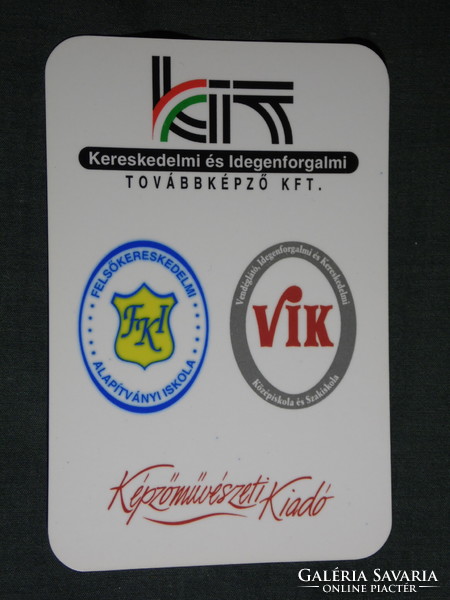 Kártyanaptár, FKI, VIK vendéglátó idegenforgalmi középiskola, Budapest,  1997,   (5)