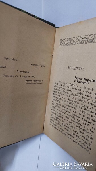 PETRÁNYI FERENC / Az Inkvizició 1908 Jurcsó Antal Könyvnyomdája (B01)