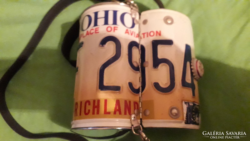 Extravagant trendy unique - littlearth ohio metal license plate side bag - as shown in the pictures