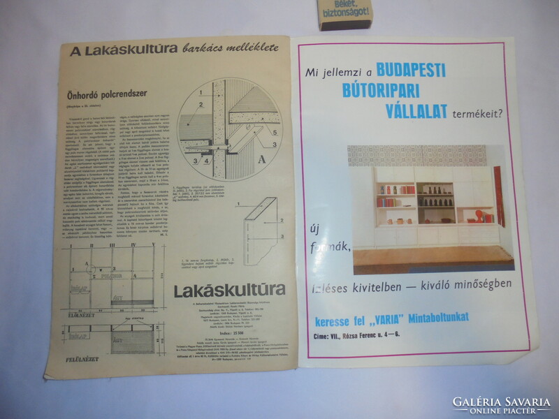 Lakáskultúra 1975 március - régi magazin, újság - akár születésnapra