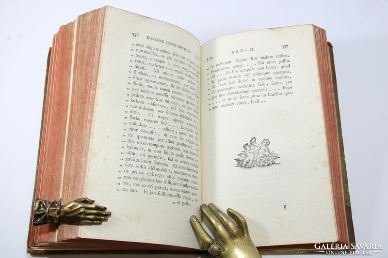 1783 - Trnka - about fever with lung problems - in a beautiful contemporary gilt half-leather binding - Landerer printing house - no.