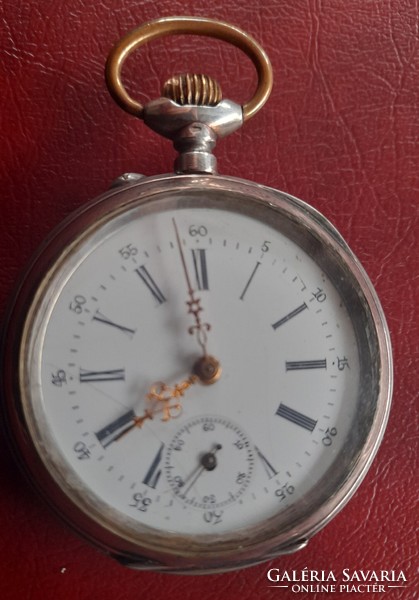 Silver pocket watch. Kn 50mm. There is mail!