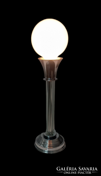 Asztali lámpa króm trombita lámpa