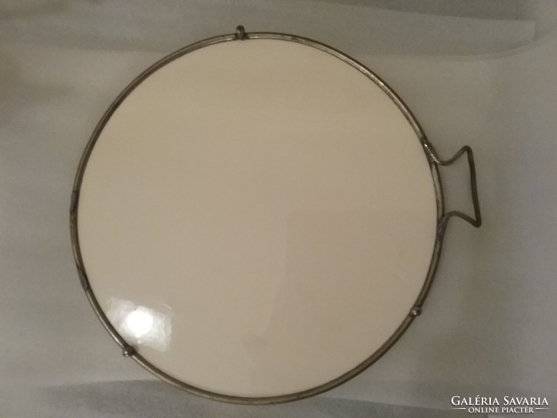 Marked antique tray 25 cm