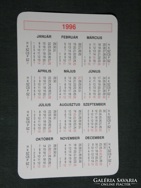 Card calendar, polyprofil advertising printing house, Pécs, graphic designer, 1996, (5)