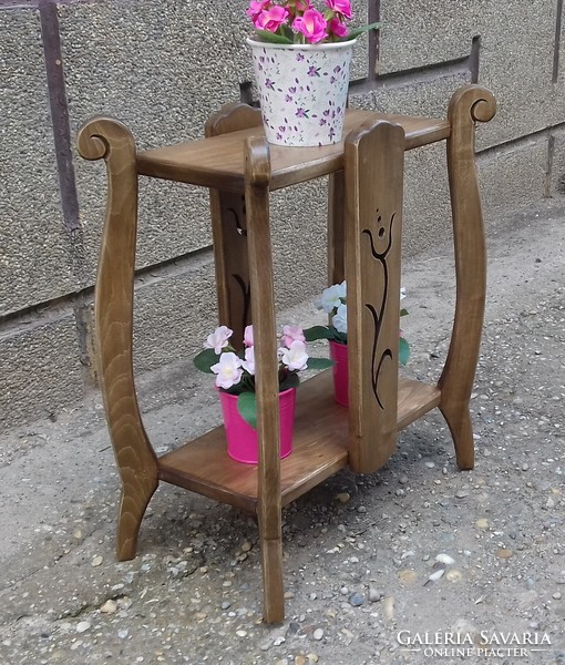 Flower stand stand wooden flower stand carved flower stand wooden gifts flower wall mount shelf bracket