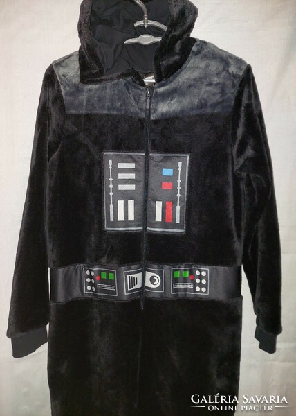 Star wars hooded plush pajama overalls size 164