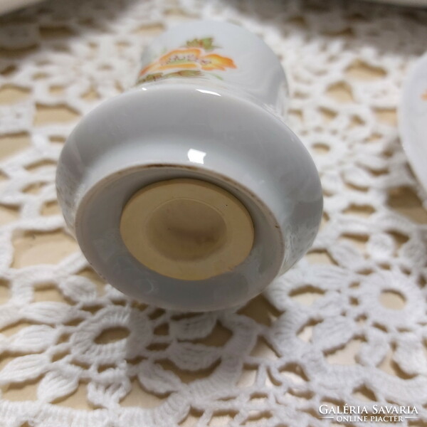 Alföldi ritka virágos porcelán étkészlet, hiányos