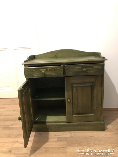 Chest of drawers with wall shelf