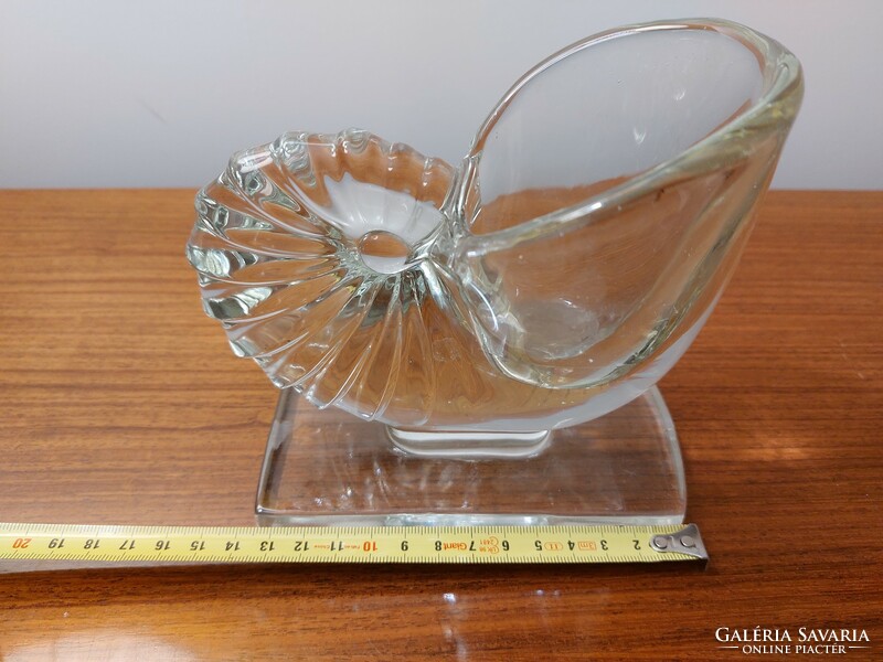 Old glass art deco shell vase martinsville seashell decorative vase