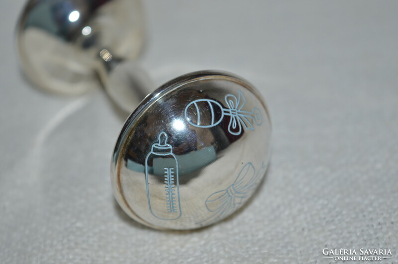 Silver-plated christening gift for a boy ( dbz 00118 )