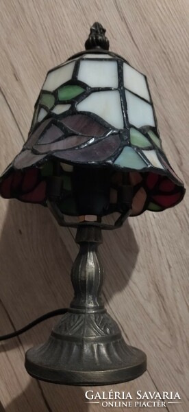 Tiffany üveg asztali lámpa