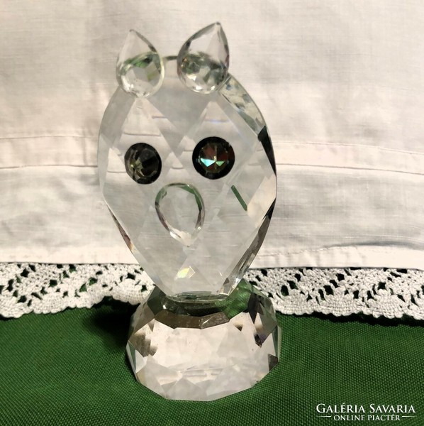 Swarovski crystal owl, Uhu figure