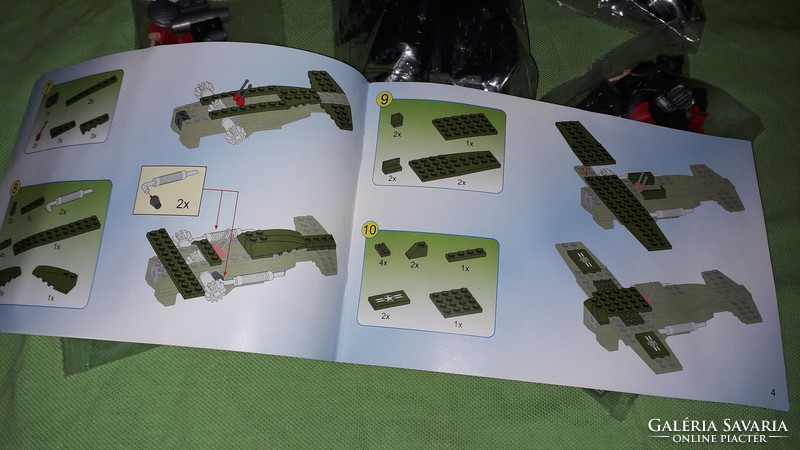 Enlighten - combat zones -fighters - lego-type building toy unplayed according to the pictures