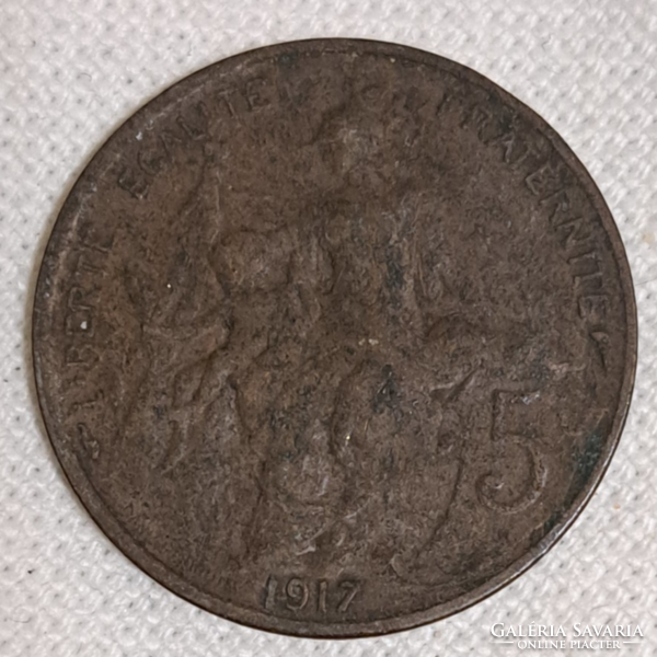 1917. 5 Centimes Franciaország (995)