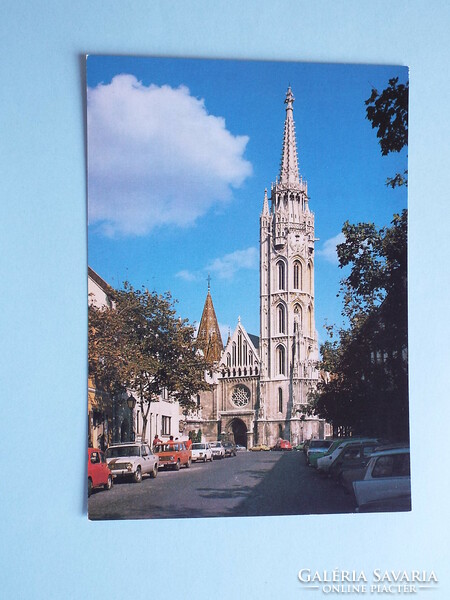 Képeslap (62) - Budapest - Mátyás-templom 1970-es évek - (Foto: Tulok Ferenc)