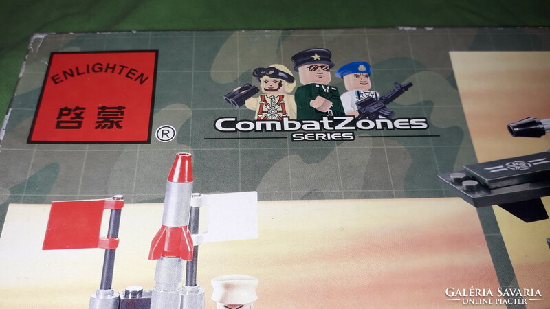 Enlighten - combat zones -fighters - lego-type building toy unplayed according to the pictures