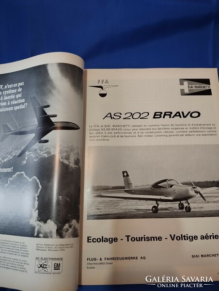 Régi francia 1968-as repülős újság /magazin