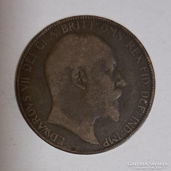 1907. VII. Edward 1 Penny Anglia (927)