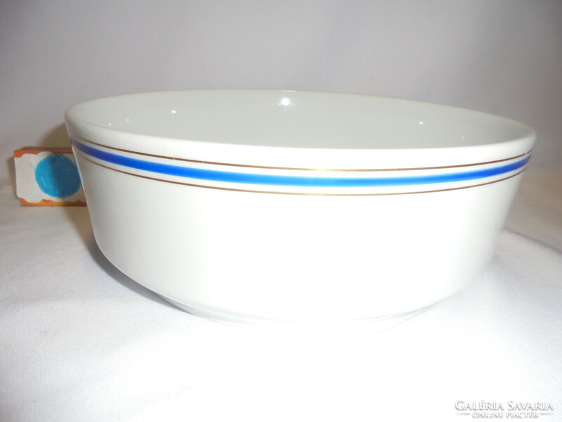 Alföldi porcelain blue striped canteen bowl