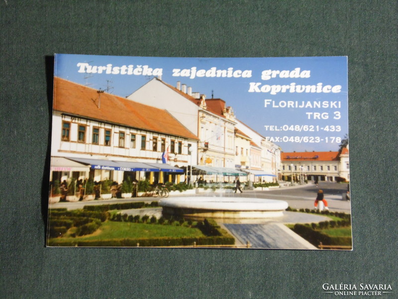 Kártyanaptár,Csehszlovákia, Kopřivnice,Turistička zajednica grada, idegenforgalmi iroda, 1996,   (5)