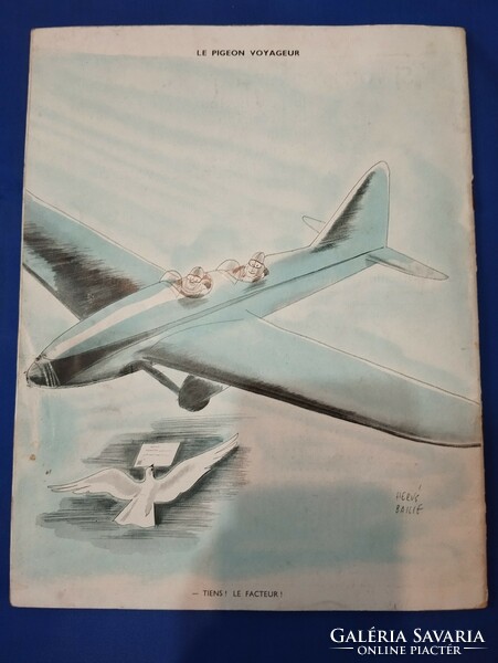 Régi francia 1938-as repülős újság /magazin