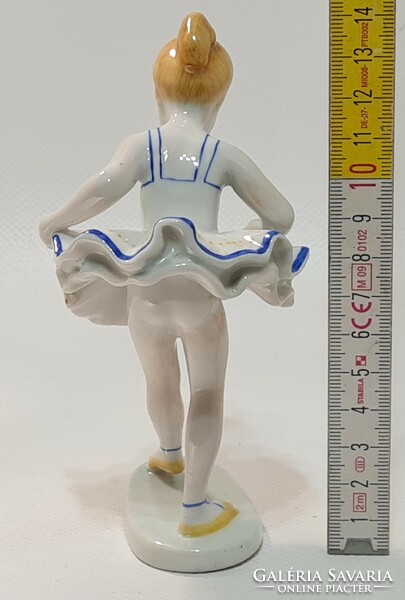 Hollóházi balerina porcelán figura (2892)