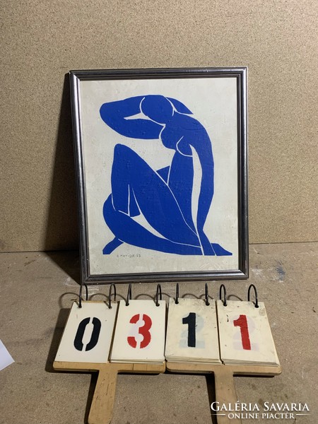 Henri matisse linocut with 52 signs, 50 x 50 cm. 0311