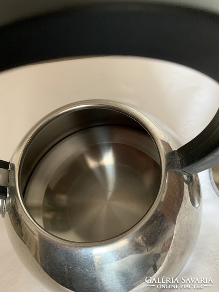 Nemesacél inox német teafőző kanna sípolós teáskanna 1,7 L újszerű