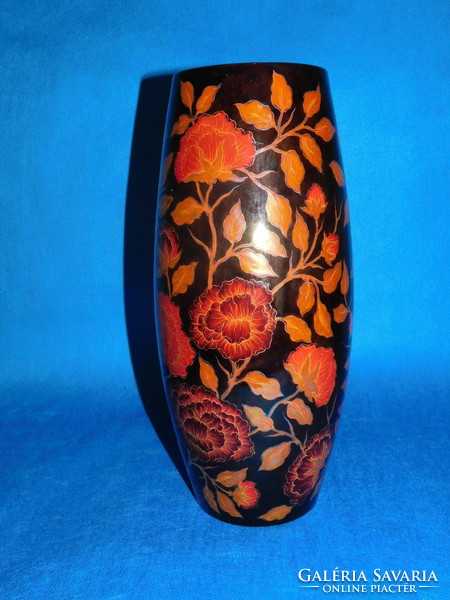 Zsolnay eozin multi-burner cigar vase /34 cm/