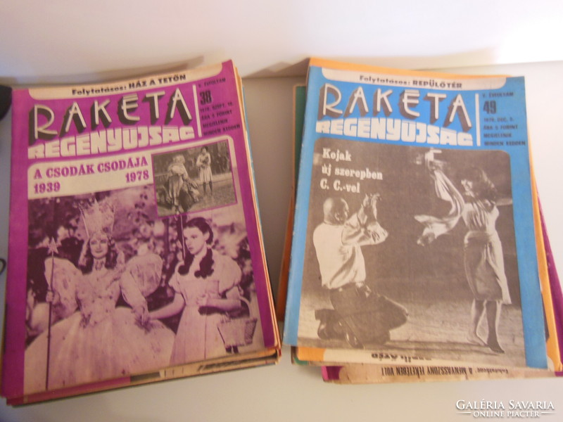 RAKÉTA  - ÚJSÁG - AJÁNLATOT VÁROK  34  DB - 1978 ÉV  - HIBÁTLAN
