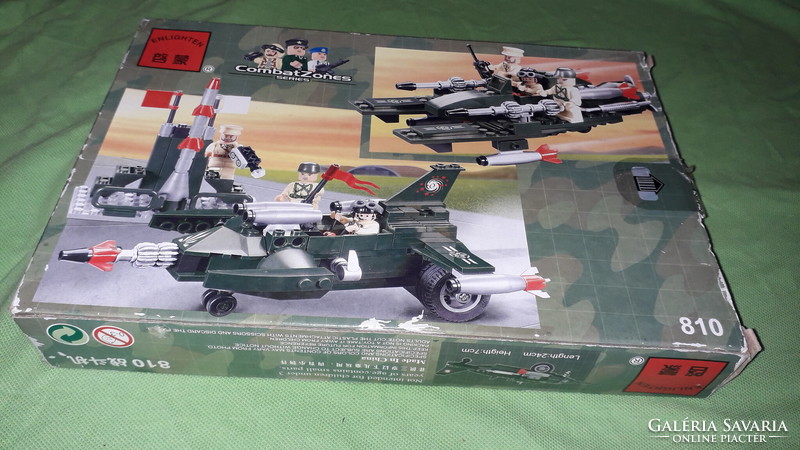 Enlighten - combat zones -fighters - lego-type building toy unplayed according to the pictures