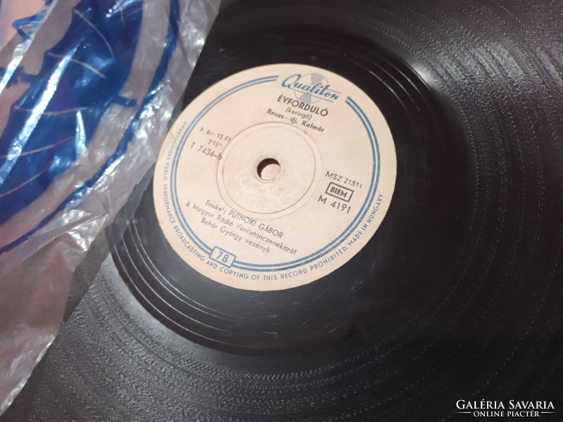 Putnoki Gábor - Évforduló keringő, Ha néha visszaűznek angol keringő bakelit hanglemez fólia tokban