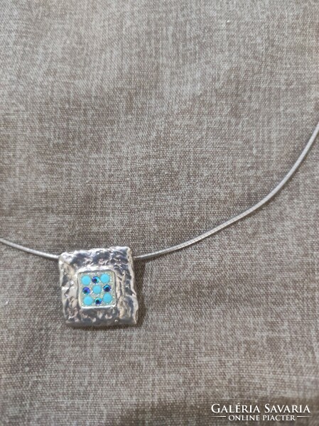 Israeli silver necklaces