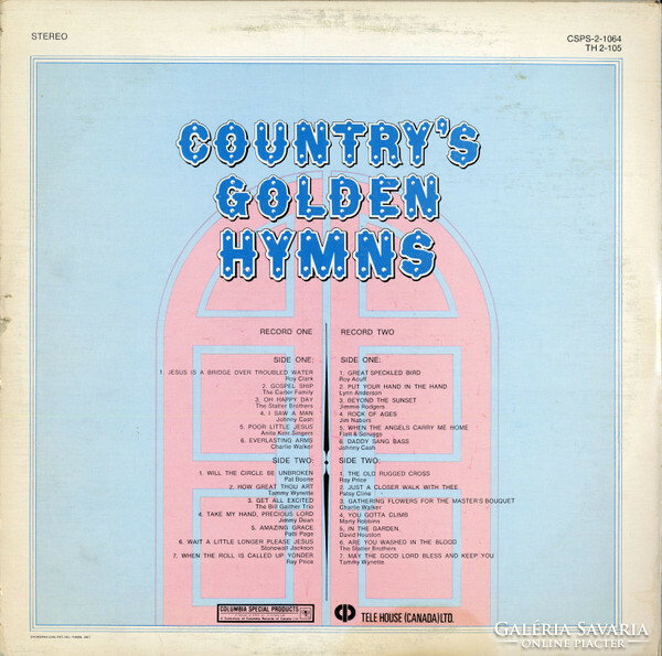 Various - Country's Golden Hymns (2xLP, Comp)