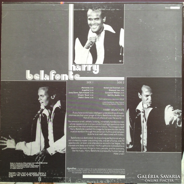 Harry Belafonte - Harry Belafonte (LP, Comp)