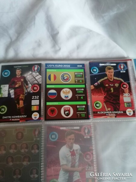 Uefa euro 2016, adrenaline xl, soccer cards (131 pcs.)