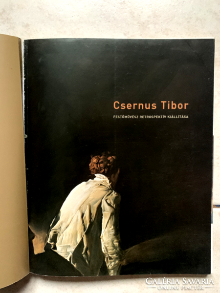 Retrospective exhibition of painter Tibor Csernus - exhibition catalogue