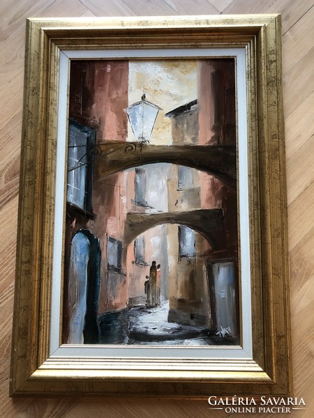 László Tokaji: alley in Rovinj