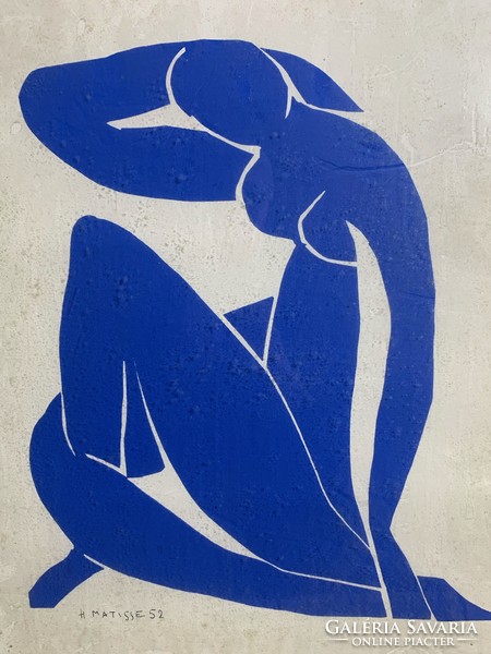 Henri Matisse 52 szignóval linometszet, 50 x 50 cm-es. 0311